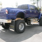 F650 Blue Xtreme Supertruck exterior rear view of bed