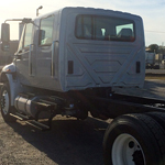 Silver 2015 International 4400 Chassis
