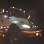 International Six Door Lights at Night