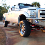 White Knight Custom F350 Ford