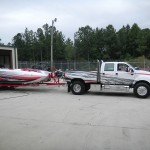 F650 Xtreme Pickup hauling matching boat