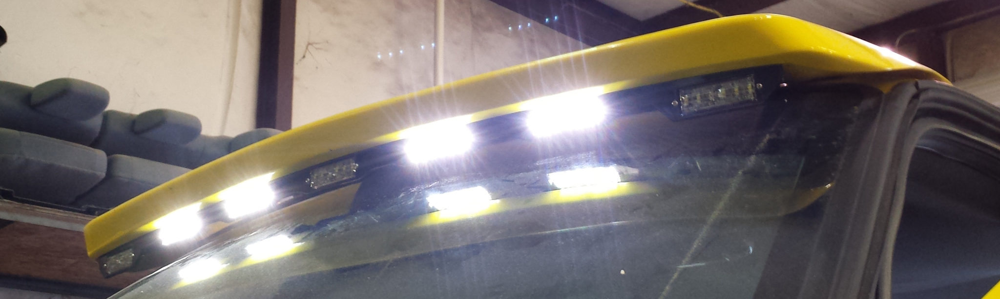7 LED Strobe Bar for Lund Visor