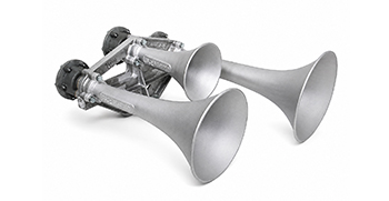 Triple Train Horns w/Solenoid (Authentic Train  Horn)